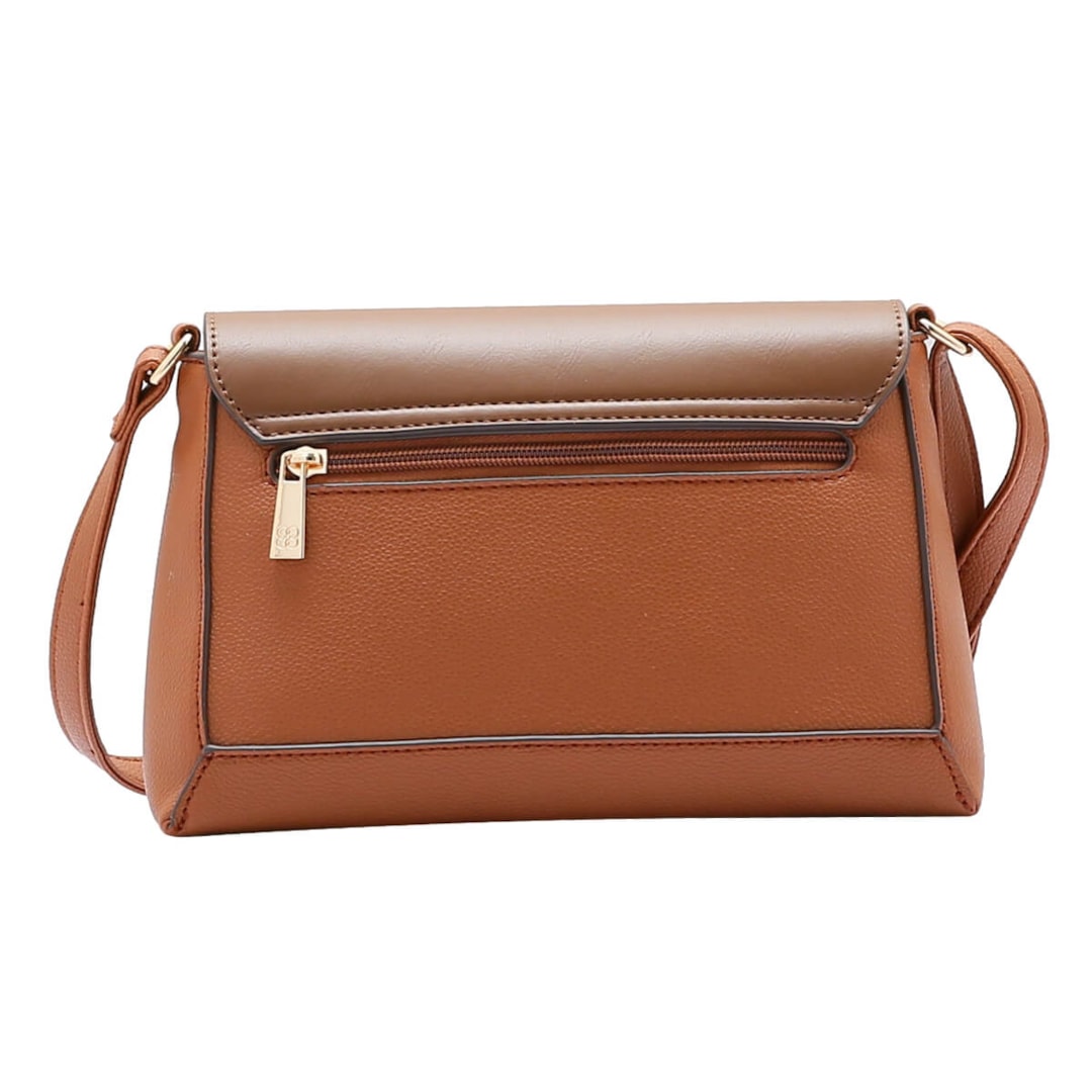 Bolsa Chenson De Poliuretano Tiracolo 3484636 Bege