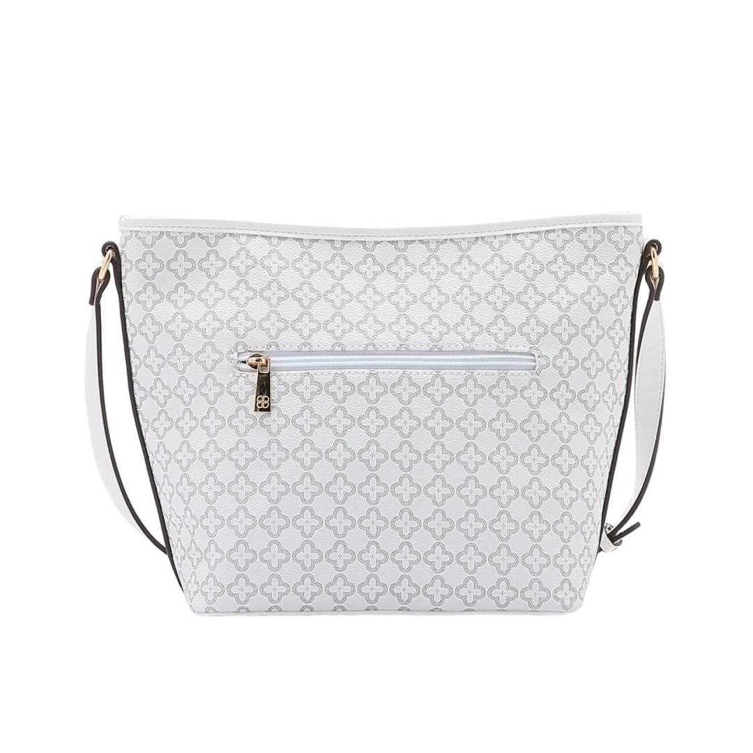 Bolsa Chenson De Poliuretano Tiracolo 3484643 Off White Bolsa Chenson De Poliuretano Tiracolo 3484643 Off White