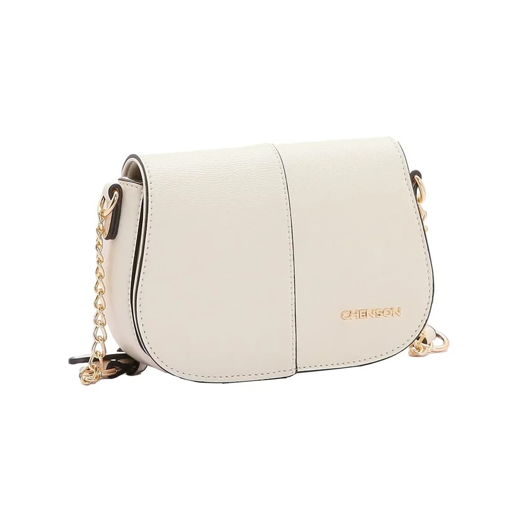 Bolsa Chenson De Pu Feminina 3484307 Off White Bolsa Chenson De Pu Feminina 3484307 Off White