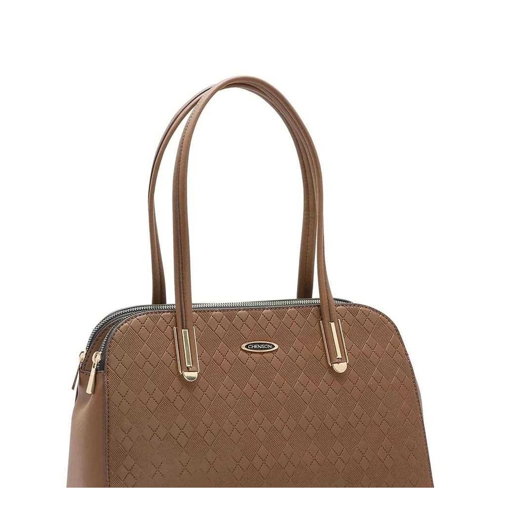 Bolsa Chenson De Pu Feminina 3484393 Cafe Bolsa Chenson De Pu Feminina 3484393 Cafe