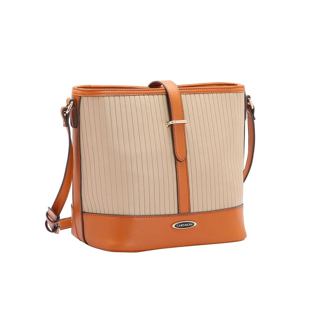 Bolsa Chenson De Pu Feminina 3484424 Bege