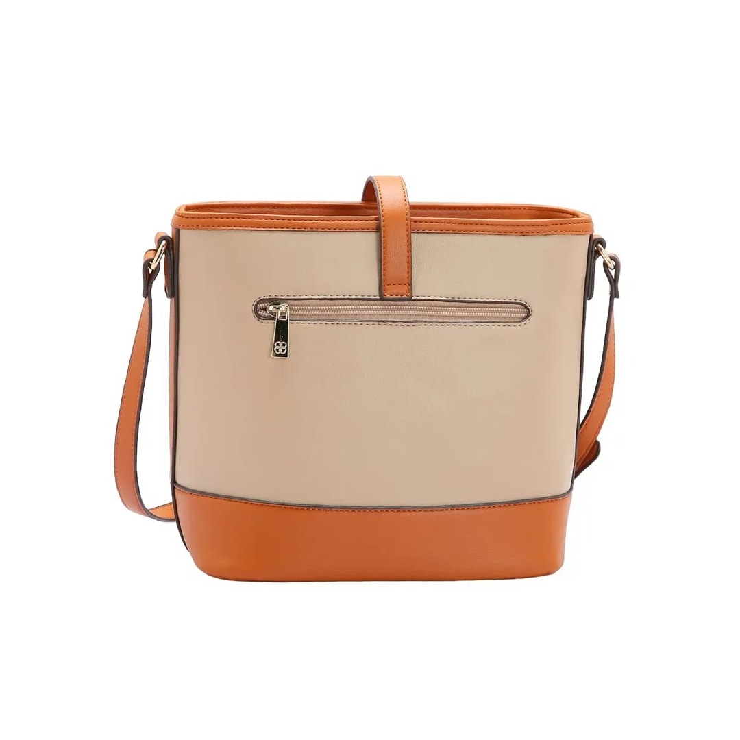 Bolsa Chenson De Pu Feminina 3484424 Bege