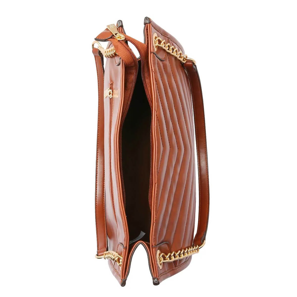 Bolsa Chenson de Pu Feminina 3484461 Cafe Bolsa Chenson de Pu Feminina 3484461 Cafe