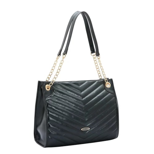 Bolsa Chenson de Pu Feminina 3484461 Preto