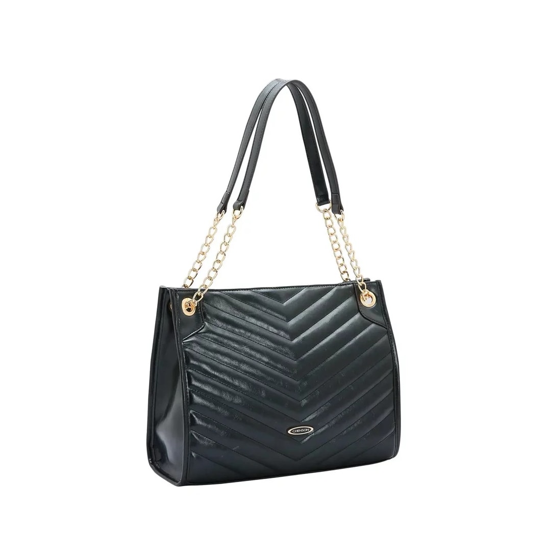 Bolsa Chenson de Pu Feminina 3484461 Preto Bolsa Chenson de Pu Feminina 3484461 Preto