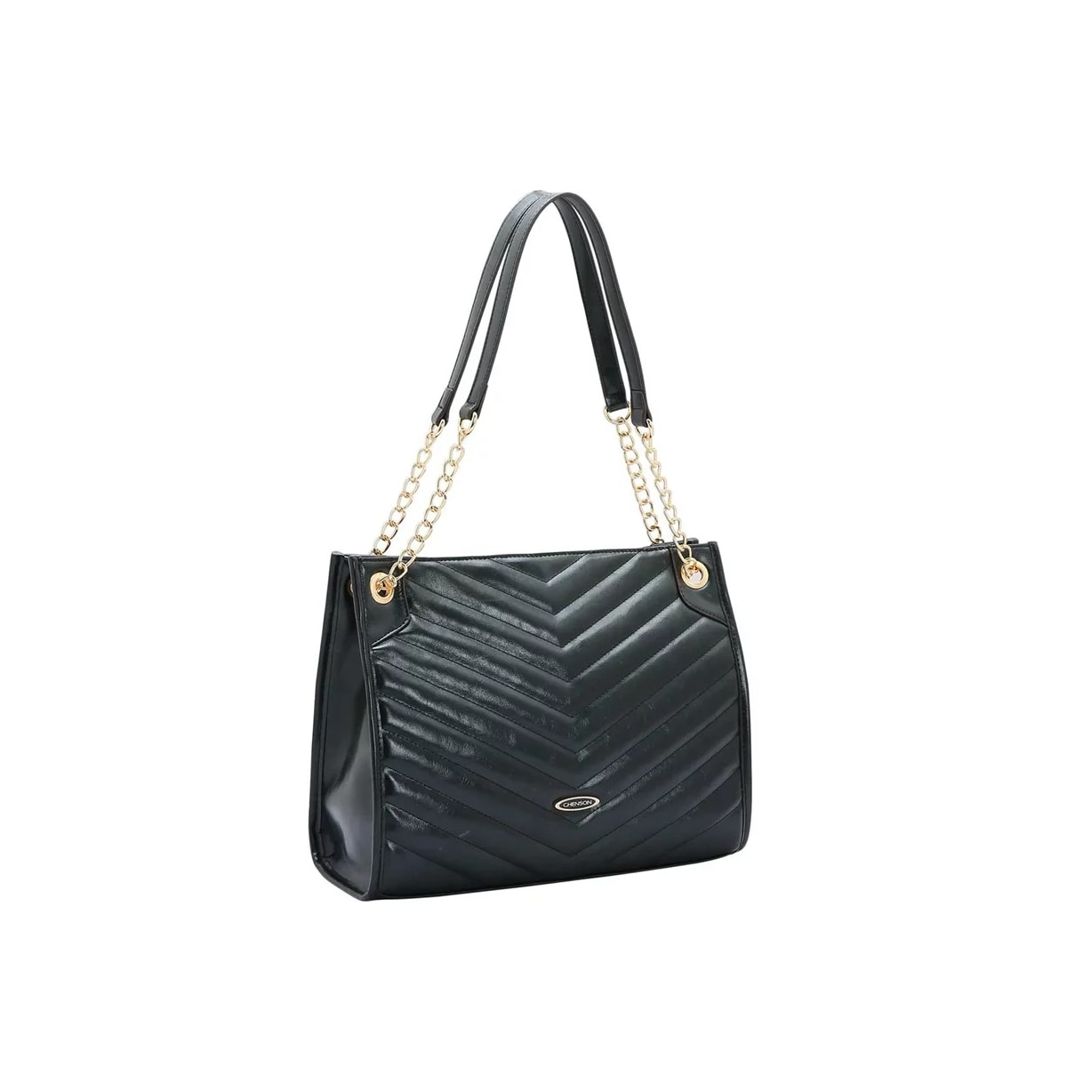 Bolsa Chenson de Pu Feminina 3484461 Preto Bolsa Chenson de Pu Feminina 3484461 Preto
