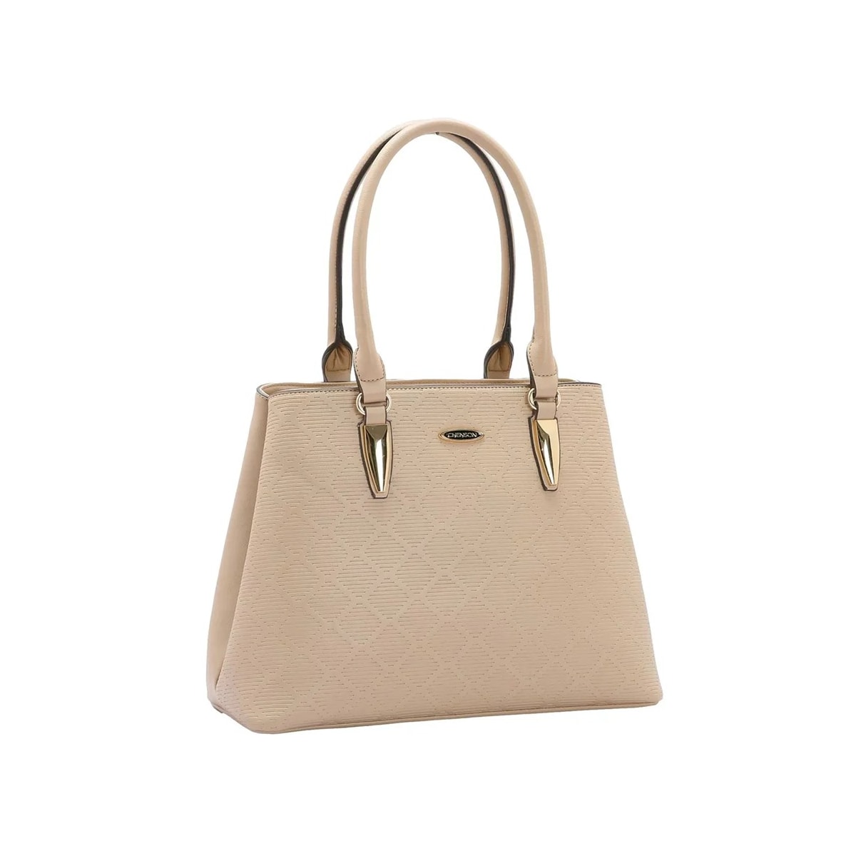 Bolsa Chenson De Pu Feminina 3484466 Bege Bolsa Chenson De Pu Feminina 3484466 Bege