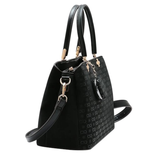 Detalhe - Bolsa Chenson Feminina 3485431 Preto