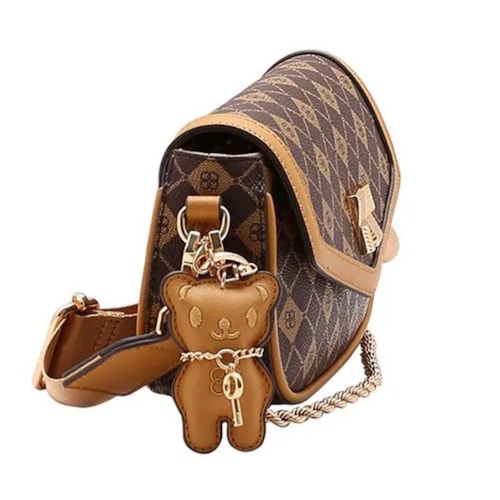 Detalhe - Bolsa Chenson Feminina 8485390 Cafe