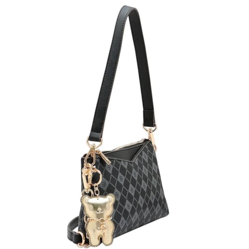 Detalhe - Bolsa Chenson Feminina 8485391 Preto