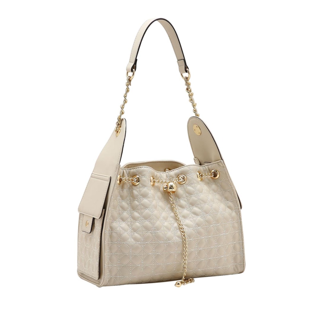 Bolsa Chenson Feminina De Poliuretano 85816 Off White Bolsa Chenson Feminina De Poliuretano 85816 Off White