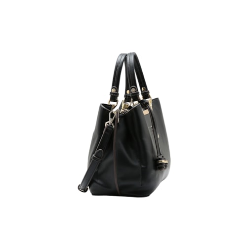 Detalhe - Bolsa Chenson Feminina De Poliuretano 85816 Preto