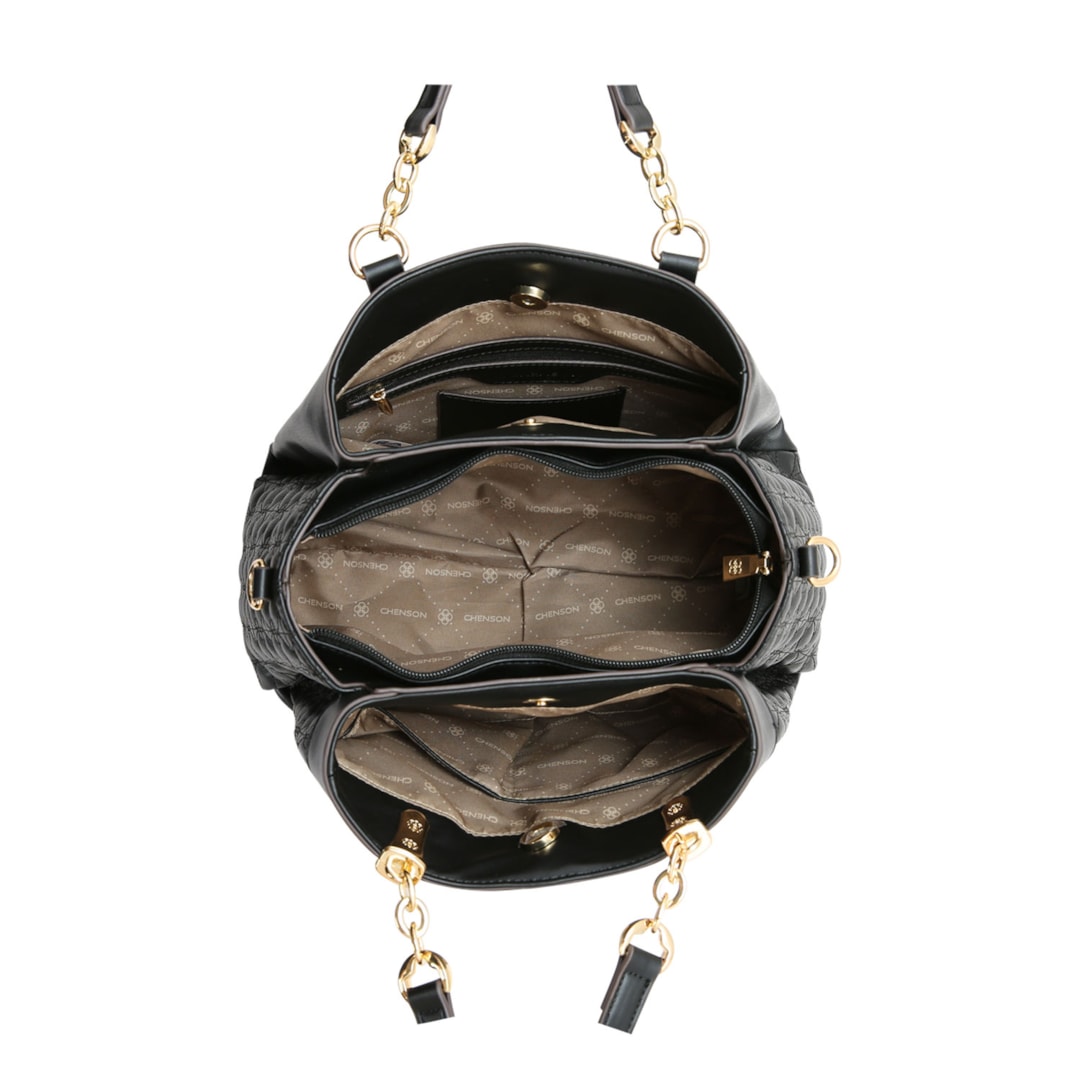 Bolsa Chenson Feminina De Poliuretano 85817 Preto