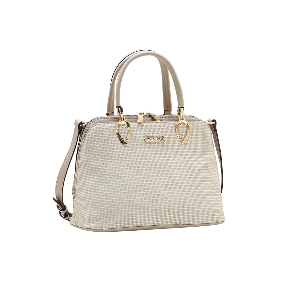 Bolsa Chenson Feminina De Poliuretano 85830 Off White