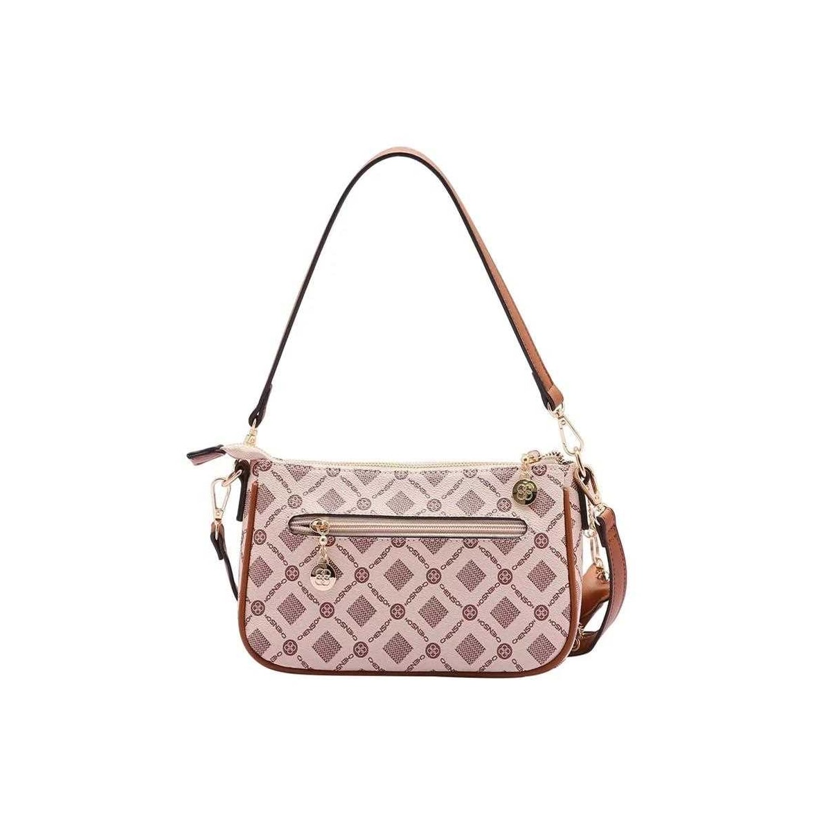 Bolsa Chenson Feminina De Polyuretano 3484203 Bege Bolsa Chenson Feminina De Polyuretano 3484203 Bege