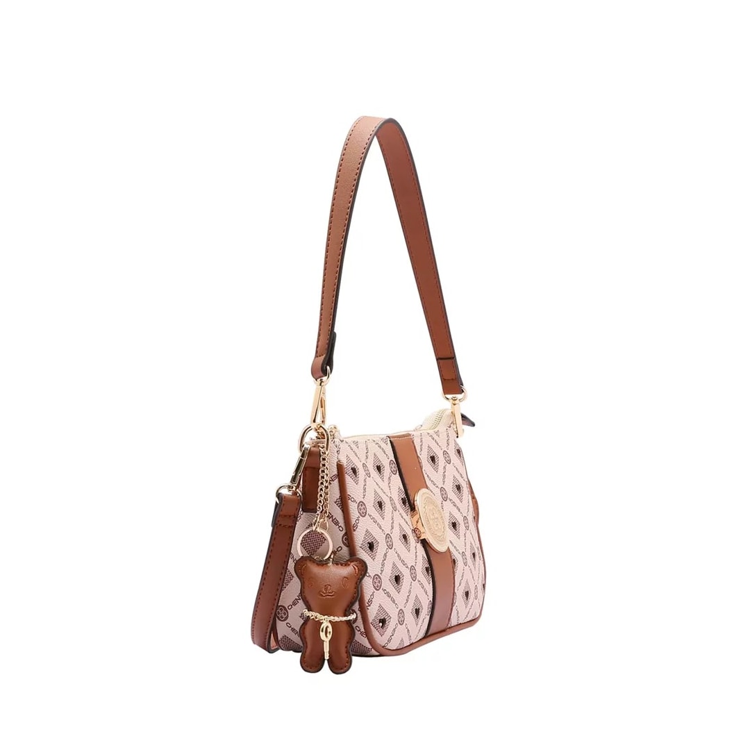 Bolsa Chenson Feminina De Polyuretano 3484203 Bege