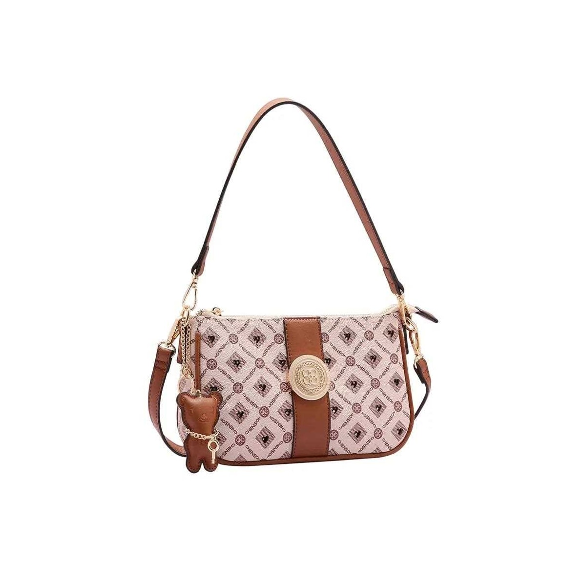 Bolsa Chenson Feminina De Polyuretano 3484203 Bege Bolsa Chenson Feminina De Polyuretano 3484203 Bege