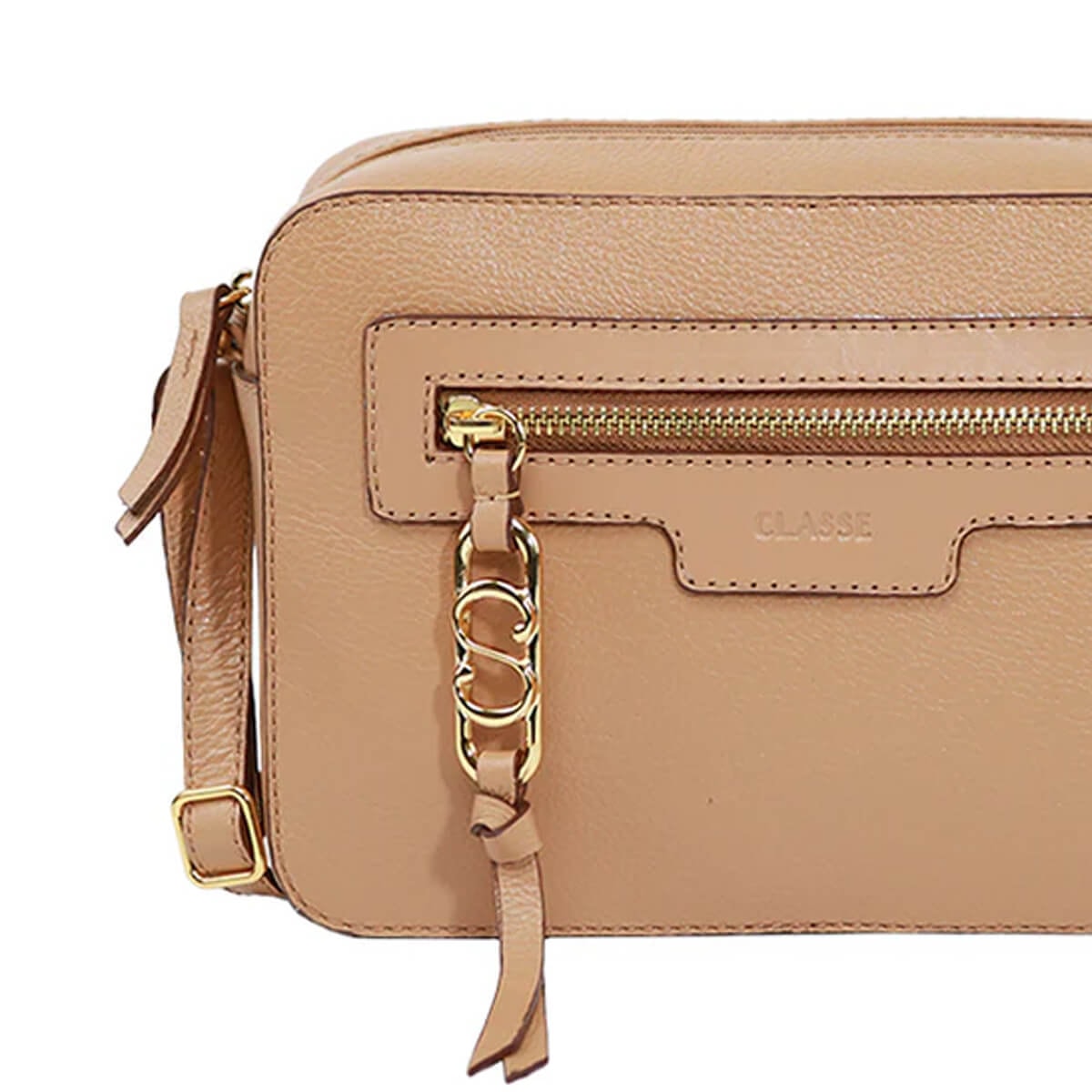 Bolsa Classe Couro 3274 Tan Bolsa Classe Couro 3274 Tan