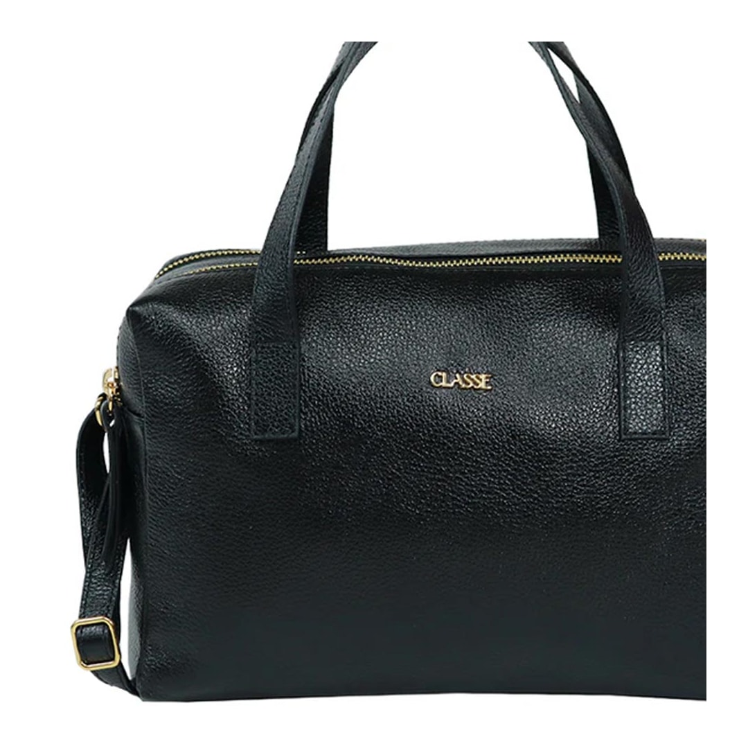 Bolsa Classe Couro 3277 Preto Bolsa Classe Couro 3277 Preto