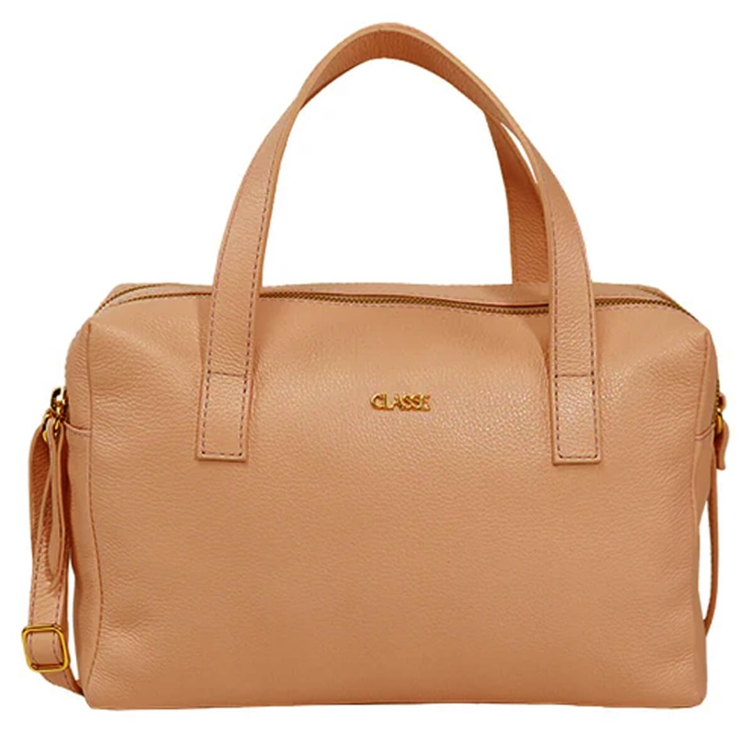 Bolsa Classe Couro 3277 Tan Bolsa Classe Couro 3277 Tan