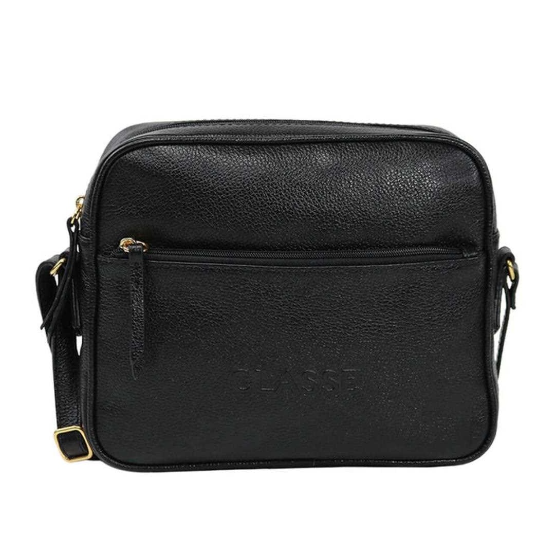 Bolsa Classe Couro 3281 Preto Bolsa Classe Couro 3281 Preto