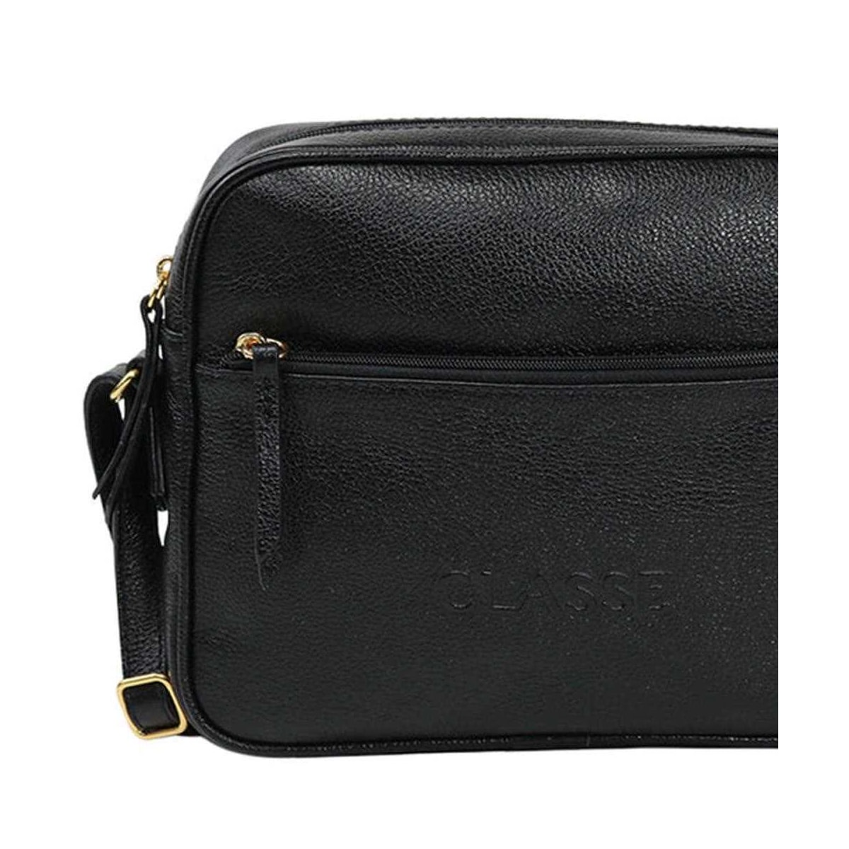 Bolsa Classe Couro 3281 Preto Bolsa Classe Couro 3281 Preto