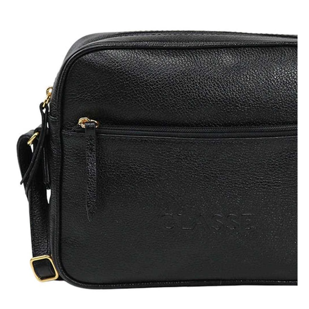 Bolsa Classe Couro 3281 Preto