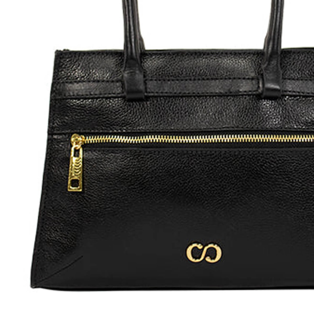 Bolsa Classe Couro 3309 Preto Bolsa Classe Couro 3309 Preto