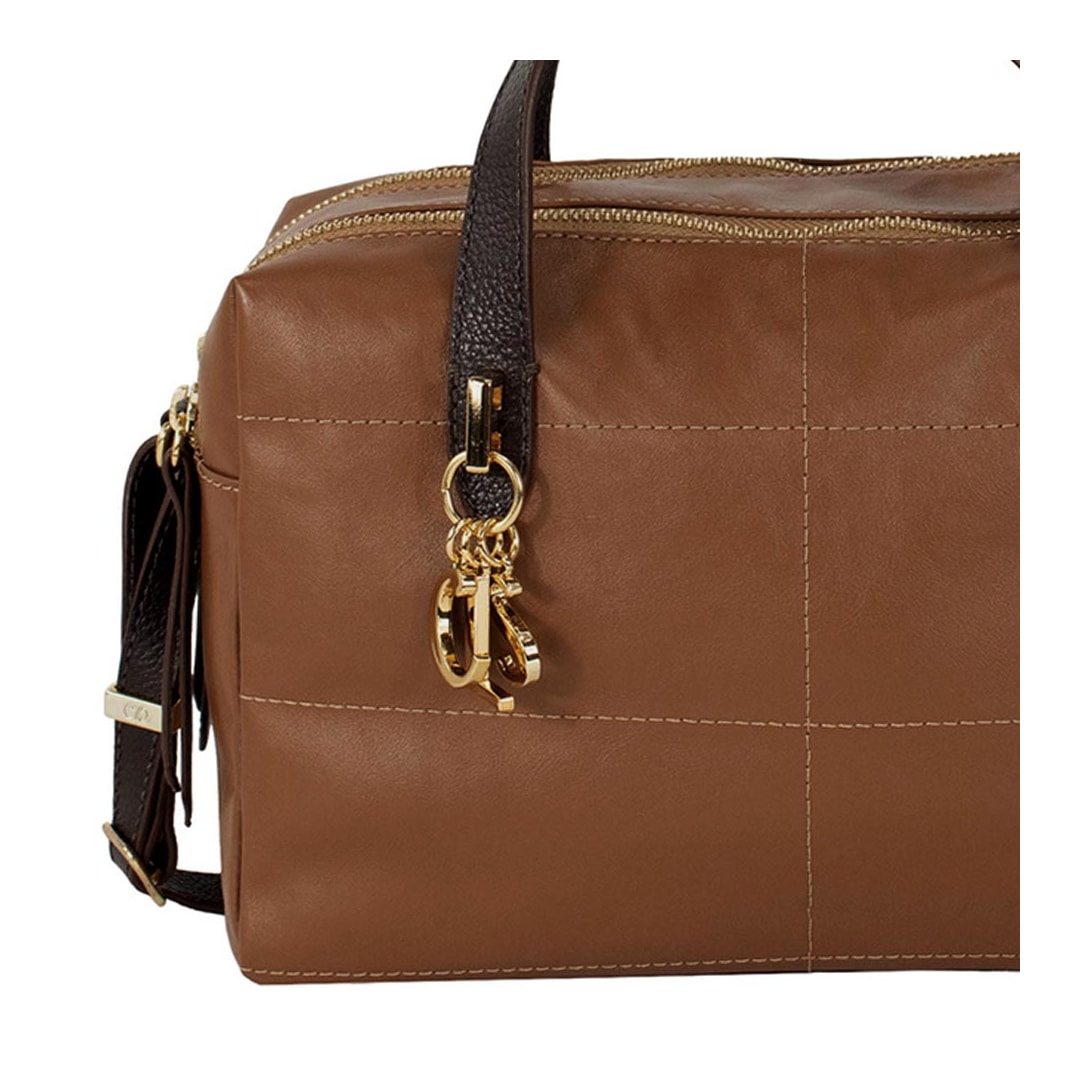 Bolsa Classe Couro 3539 Nocciola Bolsa Classe Couro 3539 Nocciola