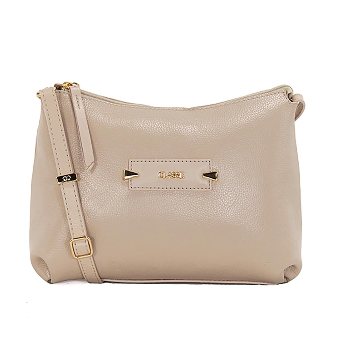 Bolsa Classe Couro 3567 Creme