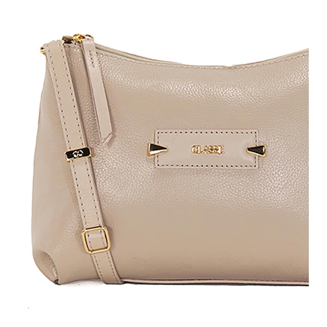 Bolsa Classe Couro 3567 Creme