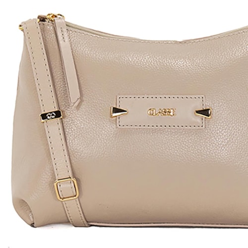 Detalhe - Bolsa Classe Couro 3567 Creme