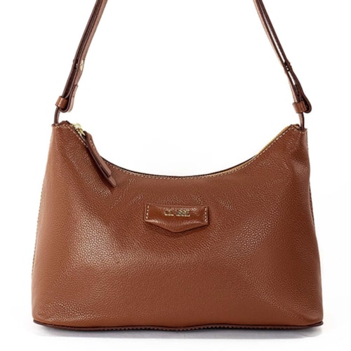Detalhe - Bolsa Classe Couro 3577 Nocciola