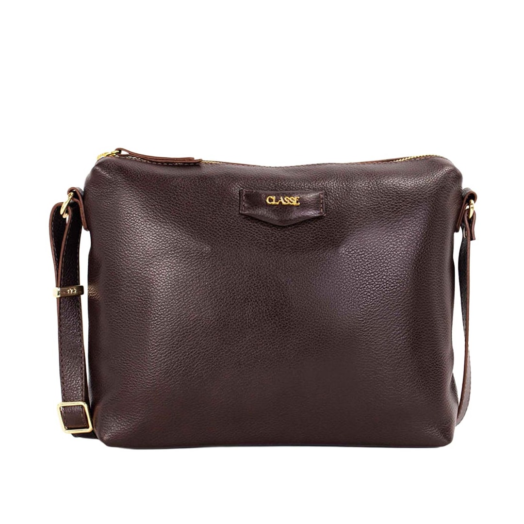 Bolsa Classe Couro 3578 Chocolate
