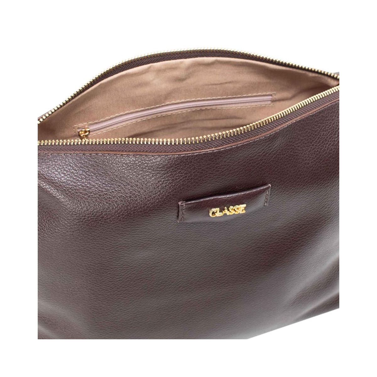 Bolsa Classe Couro 3578 Chocolate Bolsa Classe Couro 3578 Chocolate
