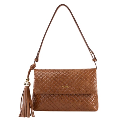 Bolsa Classe Couro Tressê 3434 Tramado