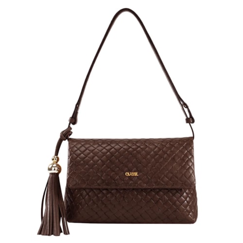 Bolsa Classe Couro Tressê 3434 Tramado