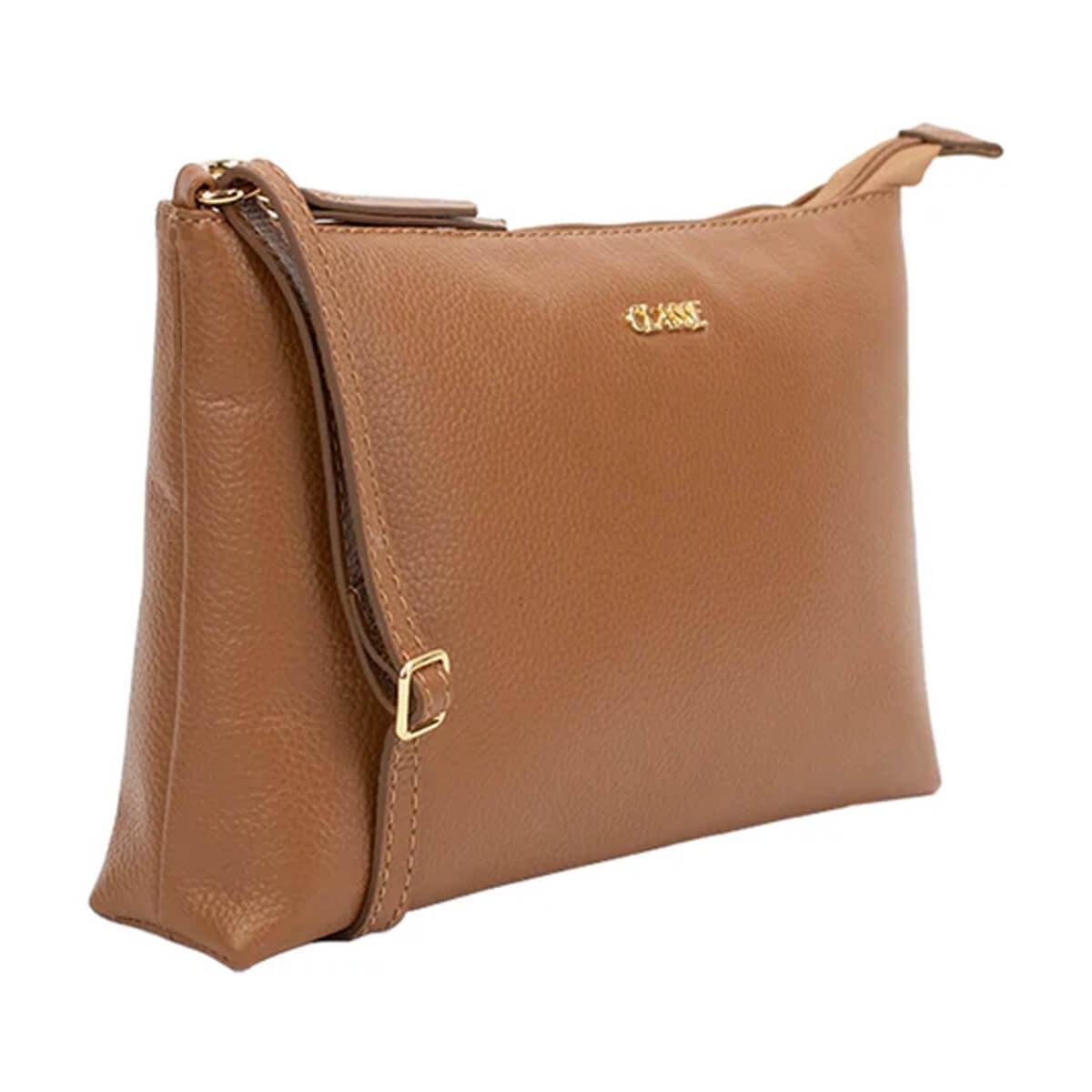 Bolsa Classe Croosbody De Couro 3151 Nocciola Bolsa Classe Croosbody De Couro 3151 Nocciola