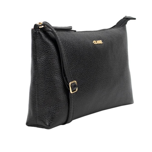 Bolsa Classe Croosbody De Couro 3151 Preto