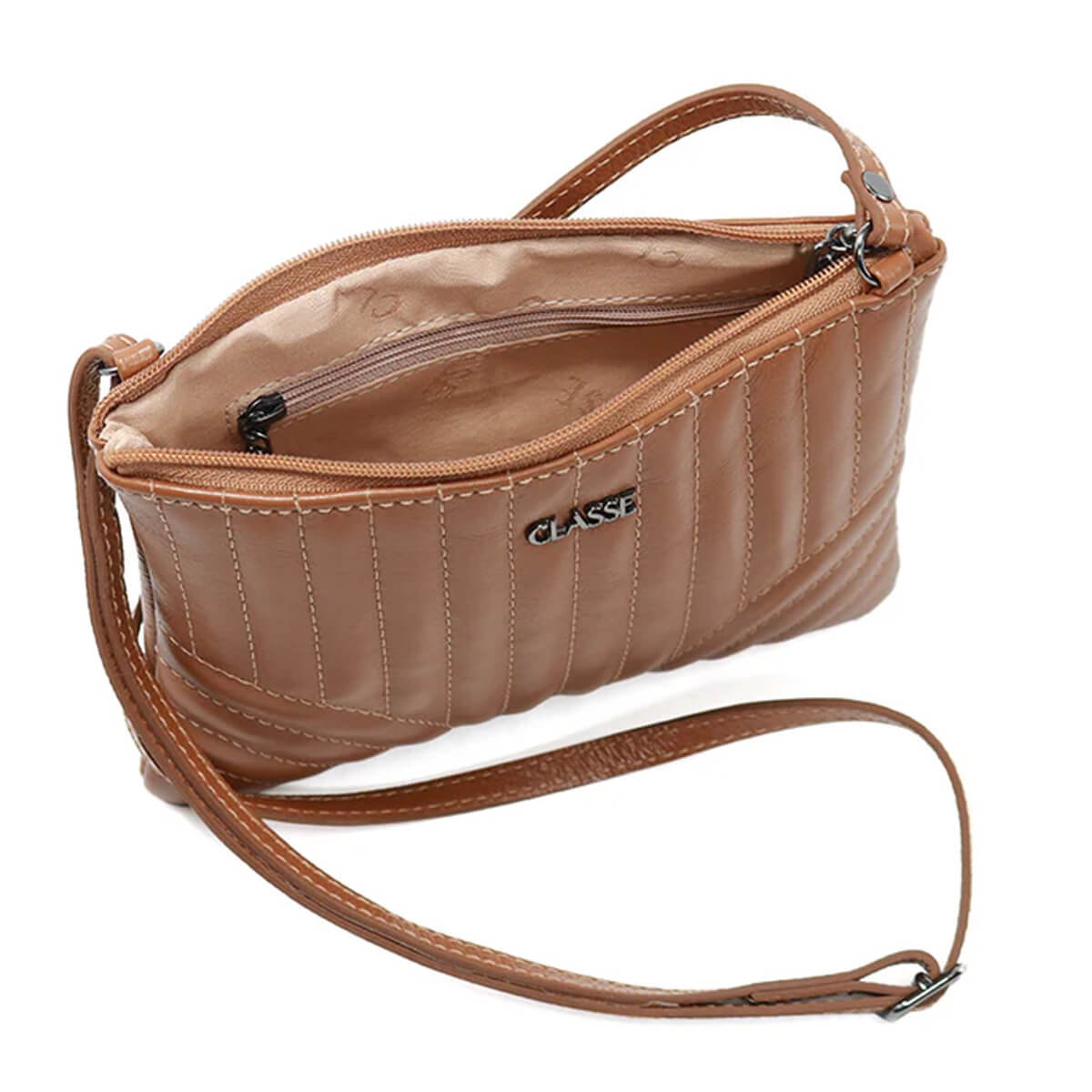 Bolsa Classe Croosbody De Couro 3249 Nocciola Bolsa Classe Croosbody De Couro 3249 Nocciola