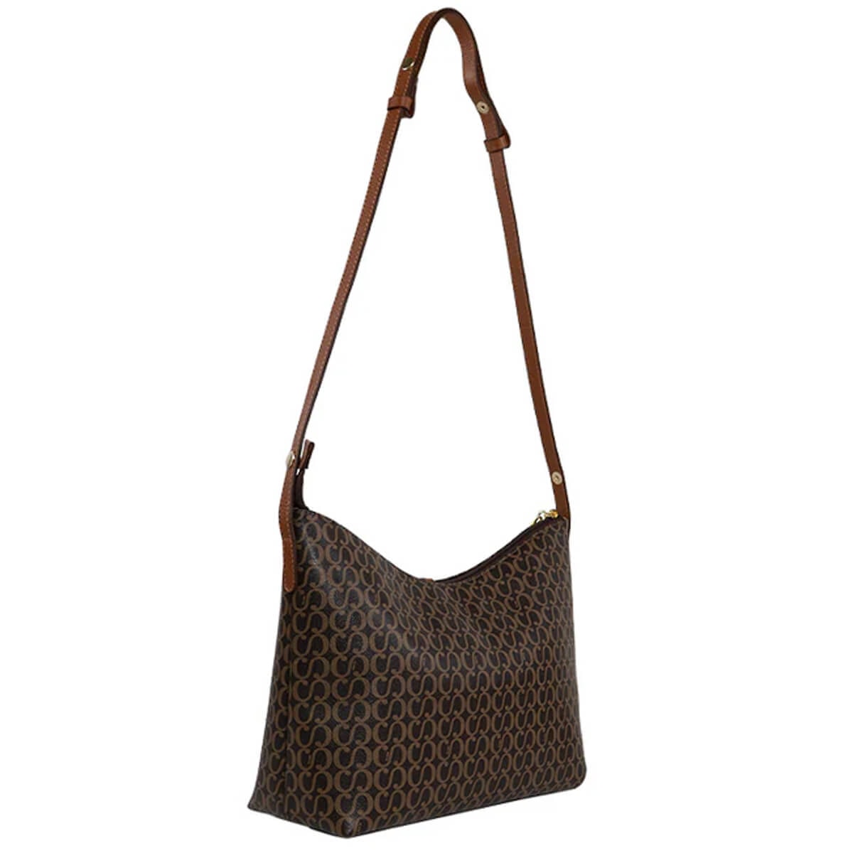 Bolsa Classe Croosbody De Couro 3261 Marrom Bolsa Classe Croosbody De Couro 3261 Marrom