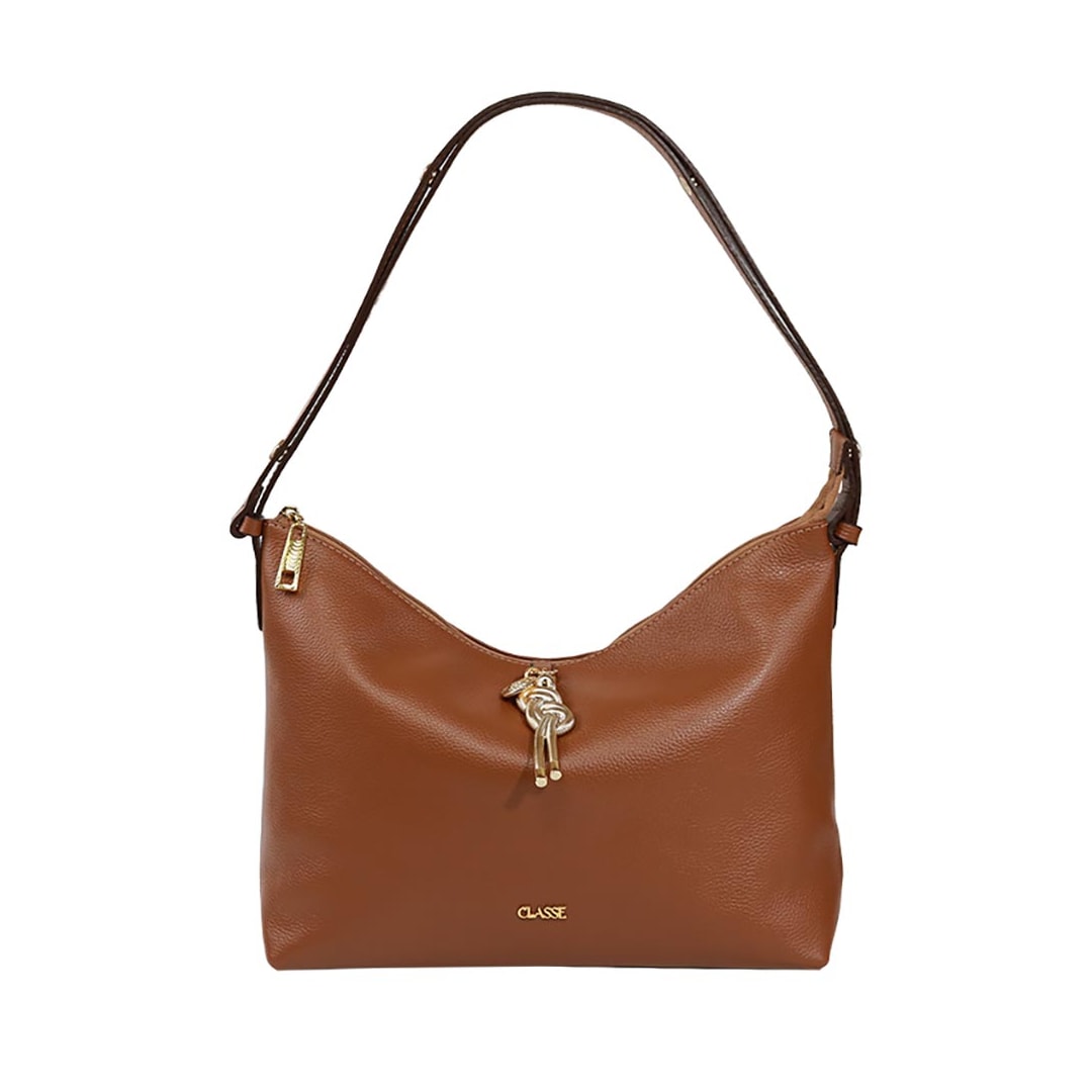 Bolsa Classe Croosbody De Couro 3261 Nocciola Bolsa Classe Croosbody De Couro 3261 Nocciola