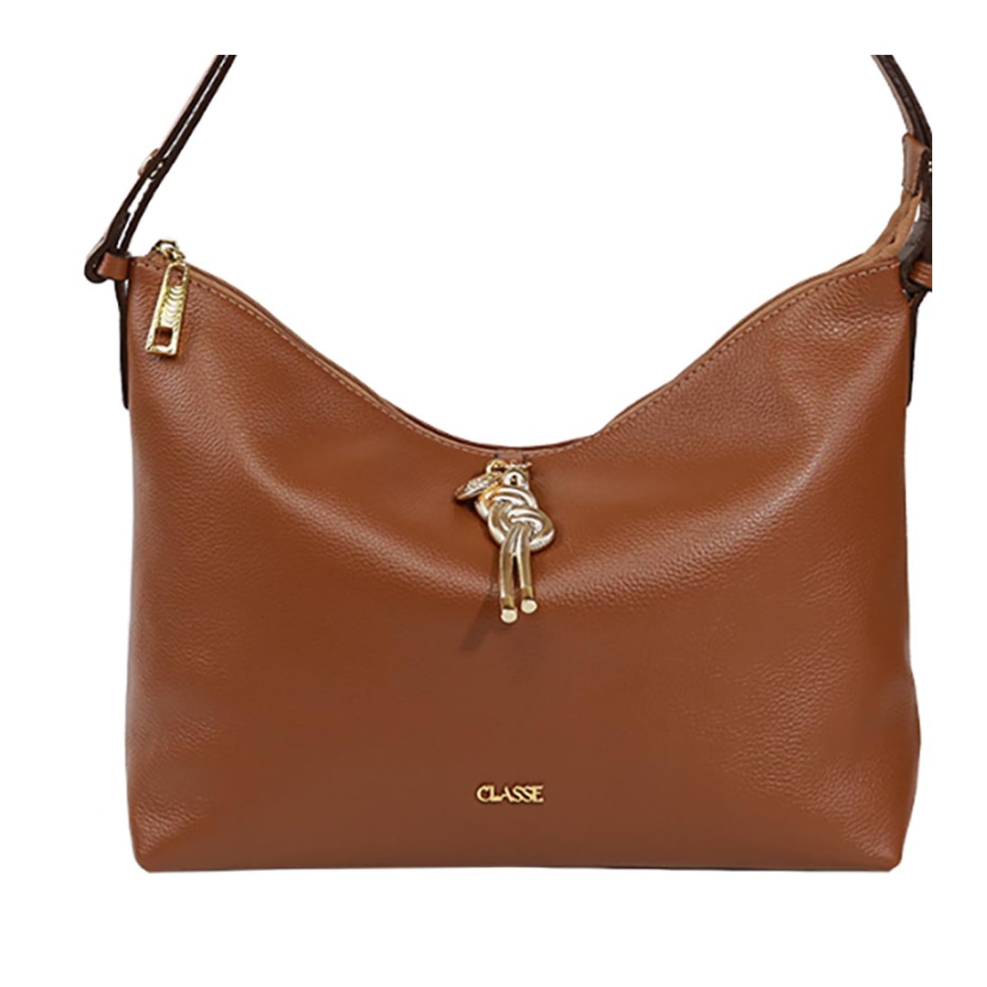 Bolsa Classe Croosbody De Couro 3261 Nocciola Bolsa Classe Croosbody De Couro 3261 Nocciola