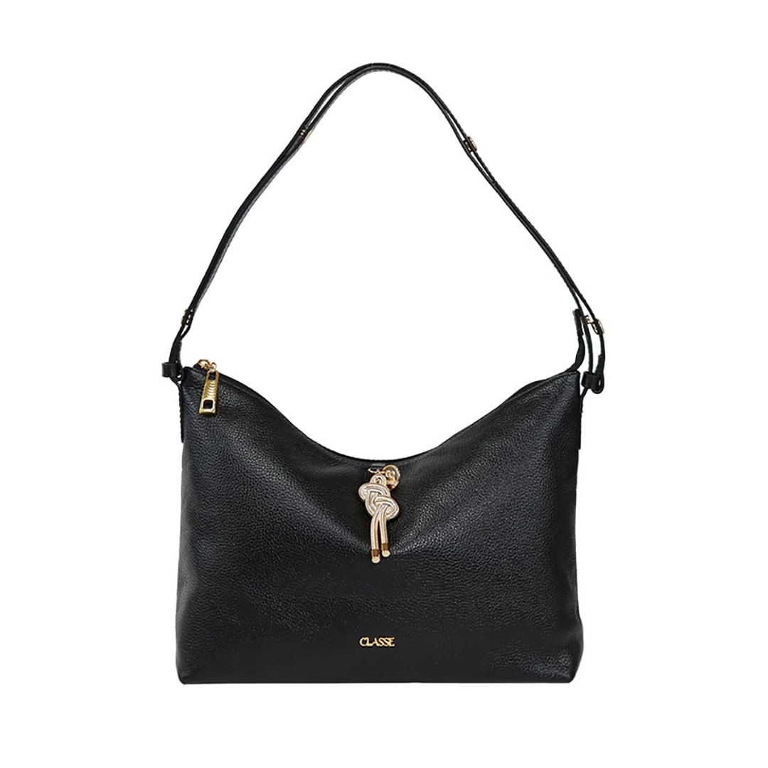 Bolsa Classe Croosbody De Couro 3261 Preto Bolsa Classe Croosbody De Couro 3261 Preto