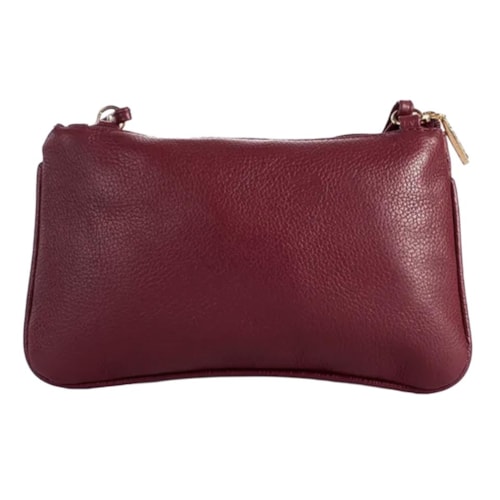 Detalhe - Bolsa Classe Croosbody De Couro 3262 Ruby