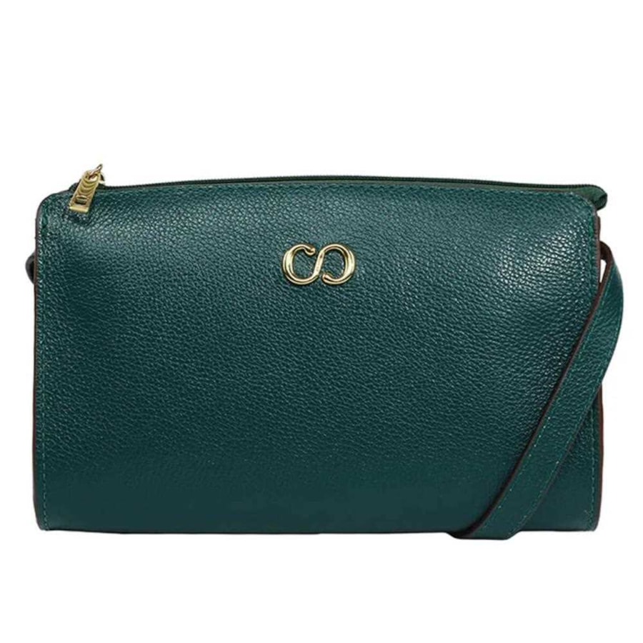 Bolsa Classe Croosbody De Couro 3290 Eucalipto Bolsa Classe Croosbody De Couro 3290 Eucalipto