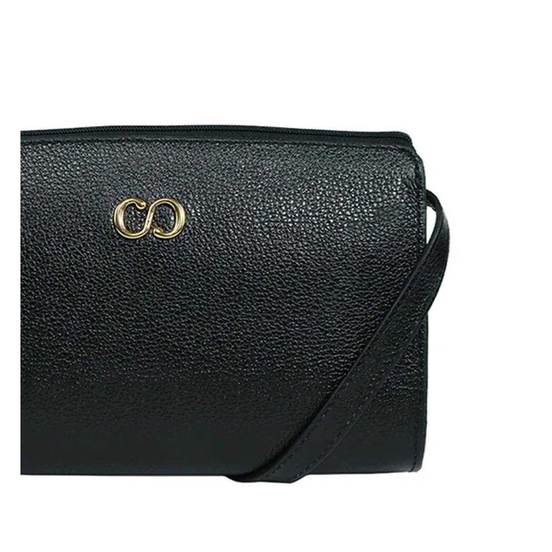 Bolsa Classe Croosbody De Couro 3290 Preto