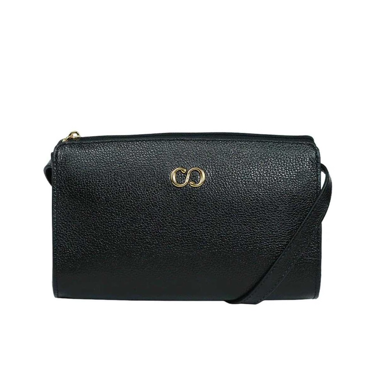 Bolsa Classe Croosbody De Couro 3290 Preto Bolsa Classe Croosbody De Couro 3290 Preto