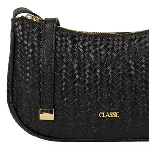 Bolsa Classe Croosbody De Couro 3295 Preto