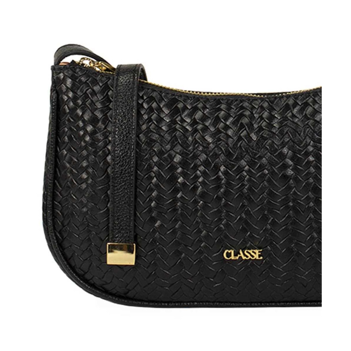 Bolsa Classe Croosbody De Couro 3295 Preto Bolsa Classe Croosbody De Couro 3295 Preto